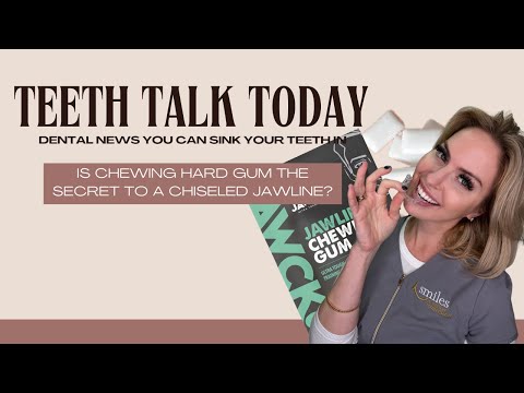 'TEETH TALK TODAY' HARD GUM LEADS TO CHISELD JAW? | DENTAL NEWS SERIES WITH DR.KERN