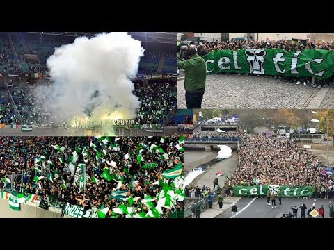 Green Brigade Celtic Away In Leipzig - Ultras Way✔