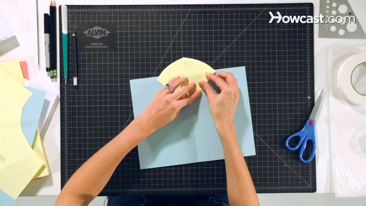 How to Make a V-Fold | Pop-Up Cards