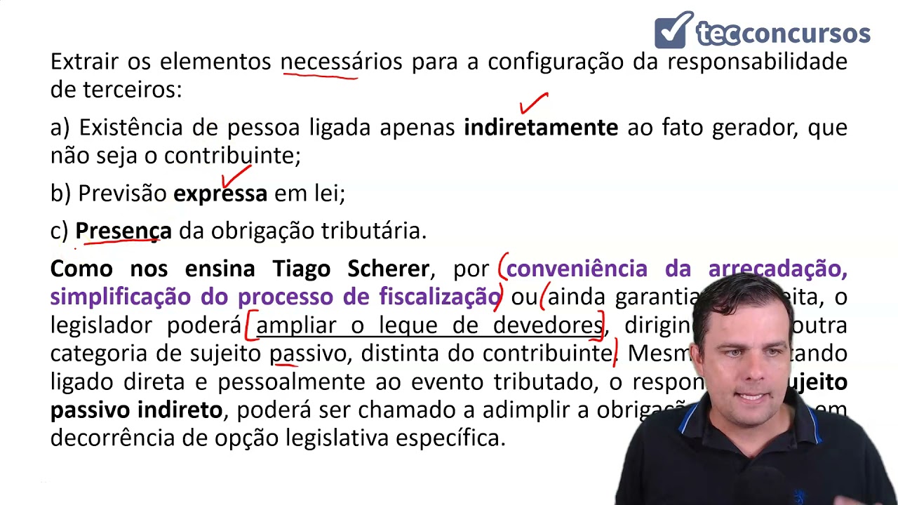 06.07. Aula de Responsabilidade Tributária (Direito Tributário) - Parte 1