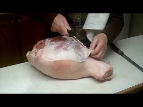 AUTHENTIC Prosciutto Making Process curing, trim, debone, salting, drain, final slice
