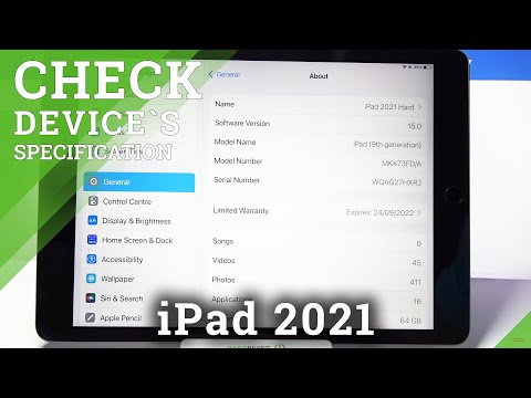 How to Check iPad 9th Gen Specification - Reach iOS Device's Specification