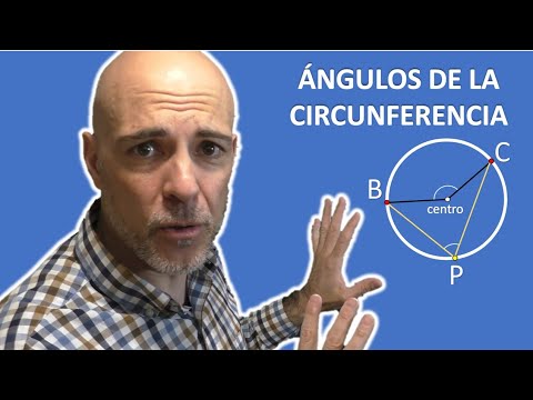 ÁNGULOS DE LA CIRCUNFERENCIA. Ejercicios resueltos. Todos los casos