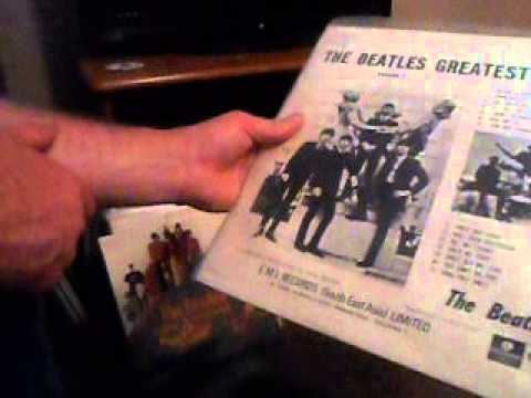 My Record Collection Part 4 The Beatles mostly BRITISH PRESSINGS VINYL VC