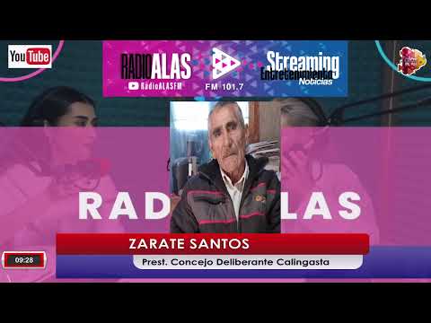 ZARATE SANTOS - PRESIDENTE DEL CONCEJO DELIBARANTE DE CALINGASTA - LA CARETA POLITICA - 17-09-26