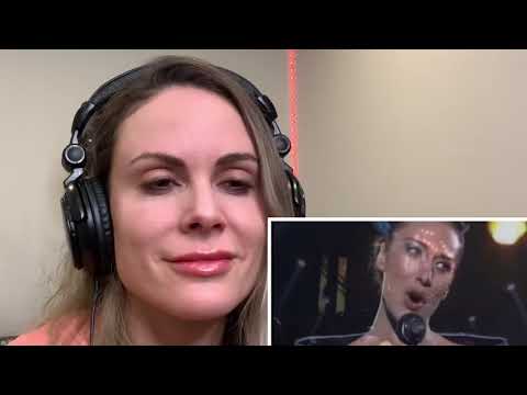 Emmy winning singer reacts to Monica Naranjo “Europa” live.