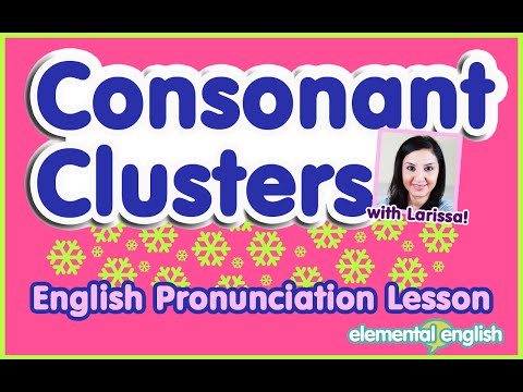 Consonant Clusters | English Pronunciation Lesson Video