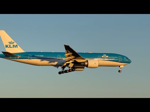 KLM 635 arriving from Amsterdam (AMS) | Boeing 777-206(ER) | PH-BQB 