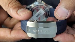 How To Resize Rubber Strap BREITLING Watch