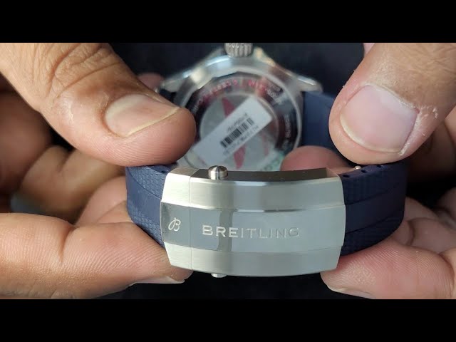 Vídeo relacionado con MODBAND Correa de silicona para reloj Breitling Navitimer Avenger con hebilla de 22 mm 24 mm, 24mm, Agate