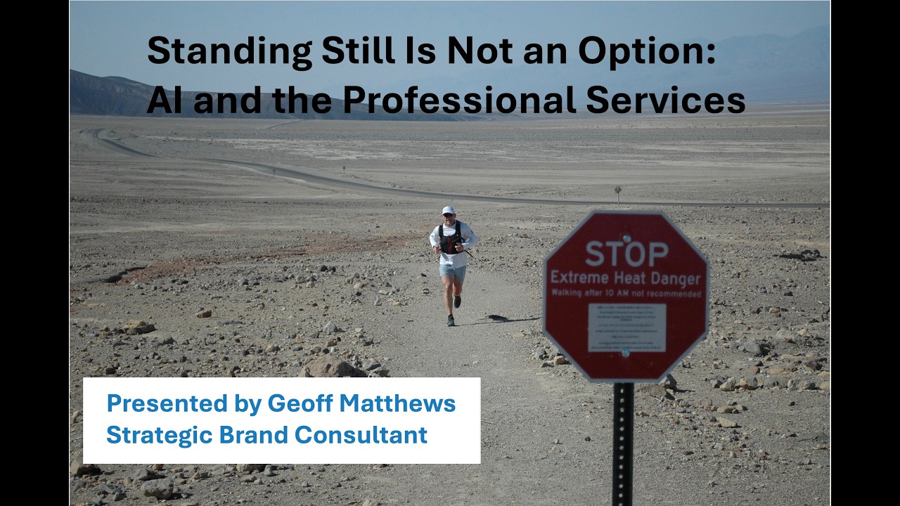 AI Is Reshaping Professional Services. The Firms That Hesitate Will Lose - with Geoff Matthews