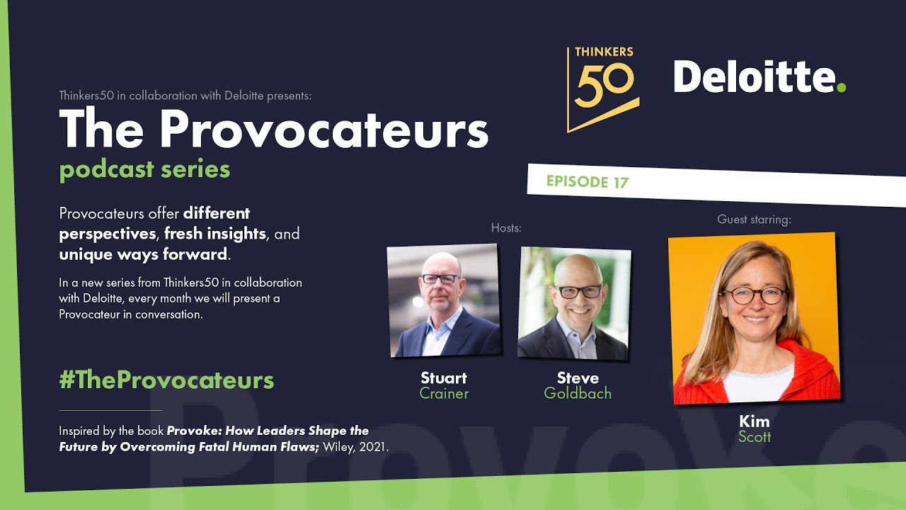 Kim Scott: Radical Candor, Bias, Prejudice, and Bullying | The Provocateurs: Episode 17