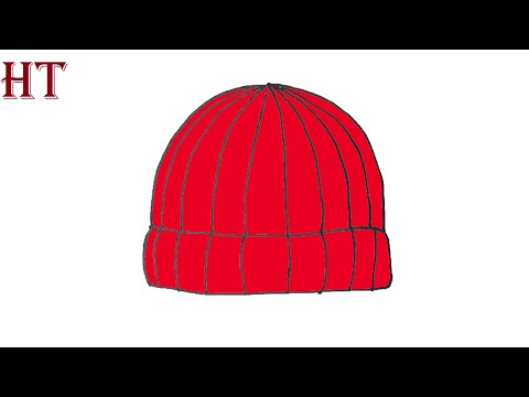 3rd YouTube video about how to draw a beanie