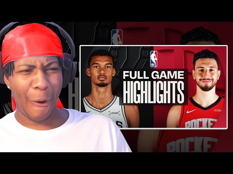 Lvgit Reacts To SPURS at ROCKETS | FULL GAME HIGHLIGHTS | January 20, 2026