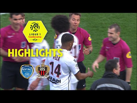 ESTAC Troyes - OGC Nice ( 0-2 ) - Highlights - (ESTAC - OGCN) / 2017-18