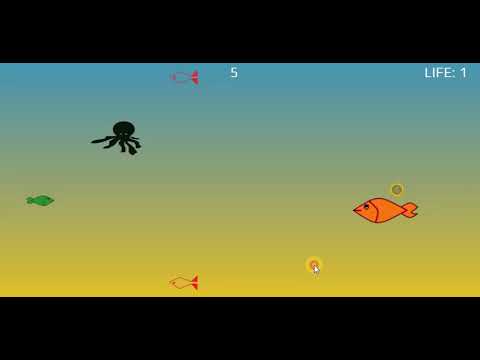 Alpha Fish Game made with GODOT