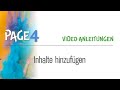 Page4 Tutorial Inhalt Hinzufügen