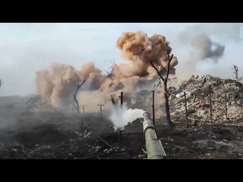 The Wildest T-72B3M Tank Assault! Ukrainian Stronghold Destroyed in Krasnoarmeysk