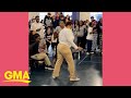 Watch This Epic Dance Battle Between A Student And His Teacher GMA