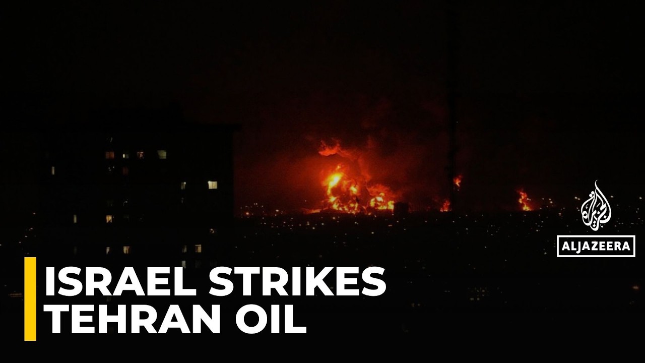 Air strikes hit Iran: Israel hits oil facilities in Tehran