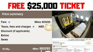Free Etihad Airlines First Class Ticket : Charity Auction