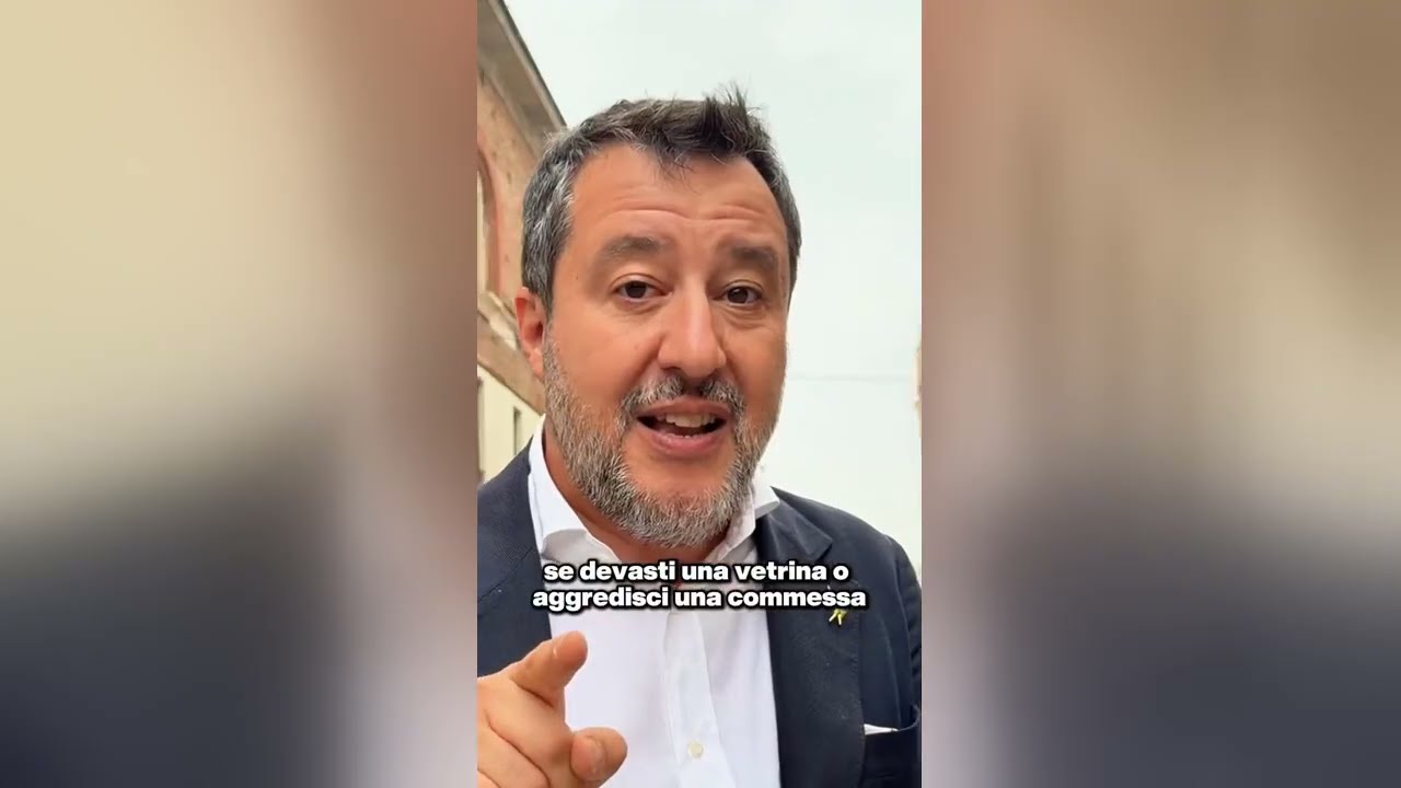 SALVINI: «DA STASERA È LEGGE: MILITARI NELLE CITTÀ E REVOCA DELLA CITTADINANZA AI TEPPISTI»