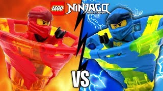 KAI vs JAY LEGO Ninjago Spinjitzu Battle &amp; 2019 Sets Review 70659 70660