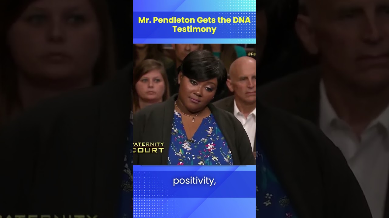 Mr  pendleton gets the dna testimony