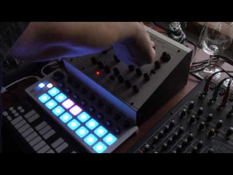 Oberheim SEM and Arturia Beatstep