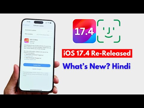 iOS 17.4 Beta 1 Re-Released | iOS 17.4 Beta 1 Re-Released What’s New? In Hindi