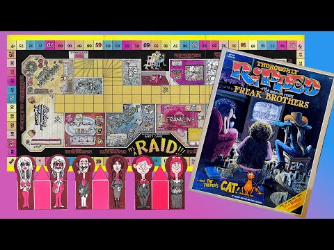 Board Game Archaeology #63 It's a Raid with the Fabulous Furry Freak Brothers (1982)