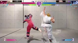 ストリートファイター6配信　格ゲー素人がダイヤ帯を夢見る　　プラチナ3から！