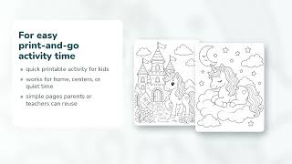 Unicorn Garden Coloring Pages | Unicorn Coloring Pages | Printable PDF | Etsy | 05