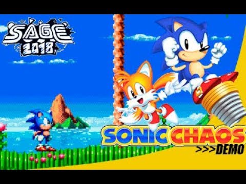 Sonic Chaos (Remake)  Clássico do Master System no estilo do