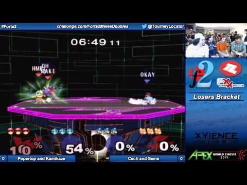 Forte 2 Melee - Popertop and Kamikaze vs Cech and Seme - Losers Bracket