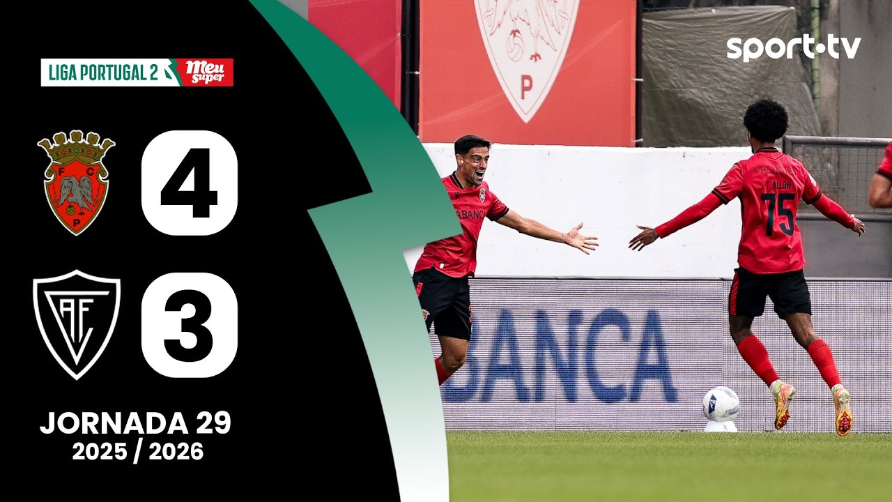 Penafiel vs Académico Viseu Highlights