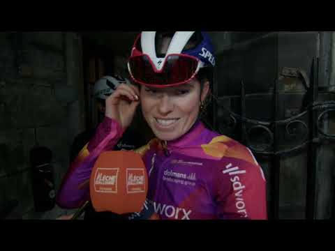 Demi Vollering - Interview at the start - La Flèche Wallonne Féminine 2024