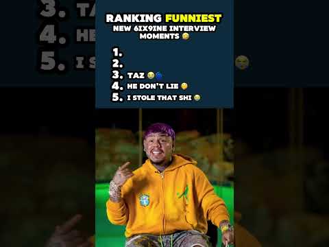 Funniest 6ix9ine Interview Moments😭