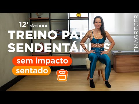 Treino para sedentários em casa , no trabalho, em qualquer lugar ! Só 11 minutos - Carol Borba