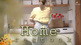 HOME RESTOCK AND ORGANIZE | homemaking and spring cleaning