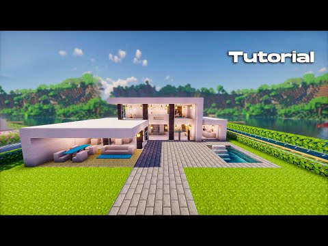 Datori - Ultimate Modern Survival House Design in Minecraft Step by Step Tutorial