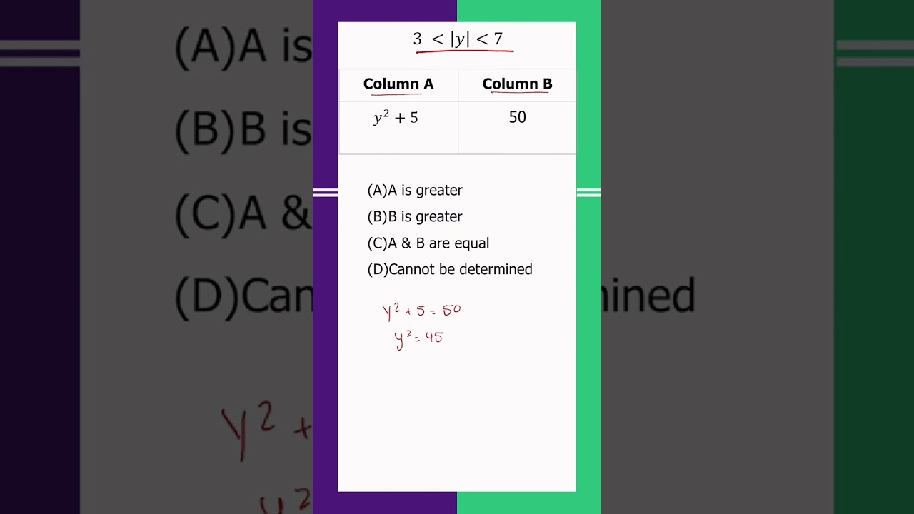 Study quant comparison with today's practice question.🧠 #shorts