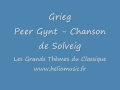 Grieg Peer Gynt Chanson de Solveig 