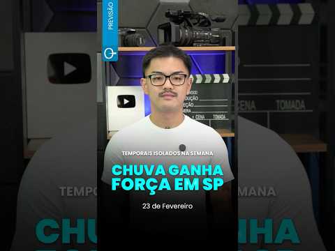 Temporais isolados essa semana em São Paulo