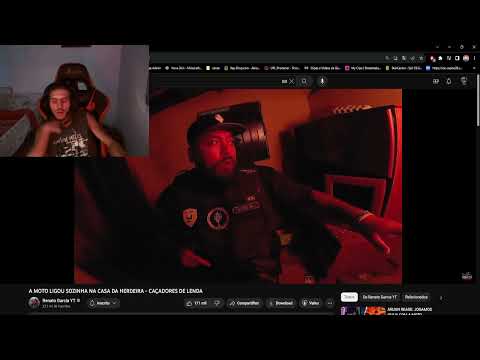 REACT A MOTO LIGOU SOZINHA NA CASA DA HERDEIRA - CAÇADORES DE LENDA