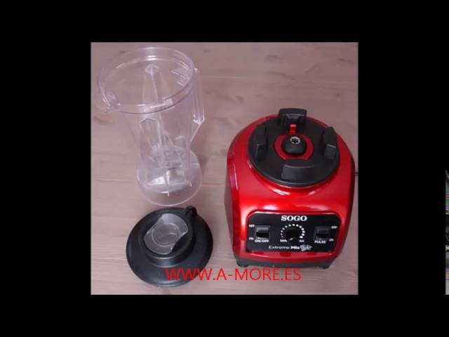 Vídeo relacionado con Batidora profesional 2 en 1, Mezclador de 5000W, 2,5 L batidora multifuncional, 9 velocidades, batidora de sin Bpa, 4 Filos de acero inoxidable, para hielo picado, jugo, batido (2L 6000W)