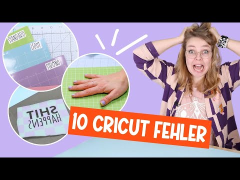 10 typische Cricut Fehler 😱