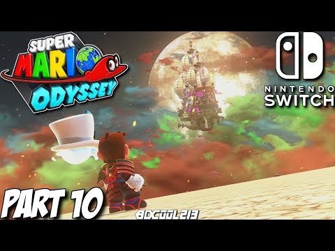 Super Mario Odyssey Gameplay Walkthrough Part 10 - Ruined & Bowser's Kingdom - Nintendo Switch