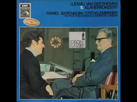 Beethoven piano concerto No,5 Barenboim Klemperer New Philharmonia orchestra