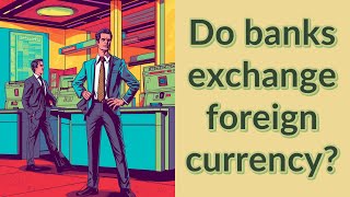 Do banks exchange foreign currency?